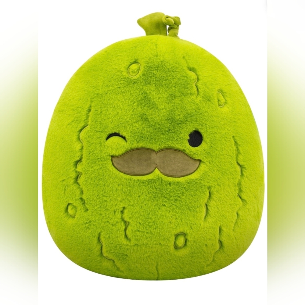 Squishmallow Charles the Pickle 16” BNWT 💚 Plush Cute Rare Fuzzamallows